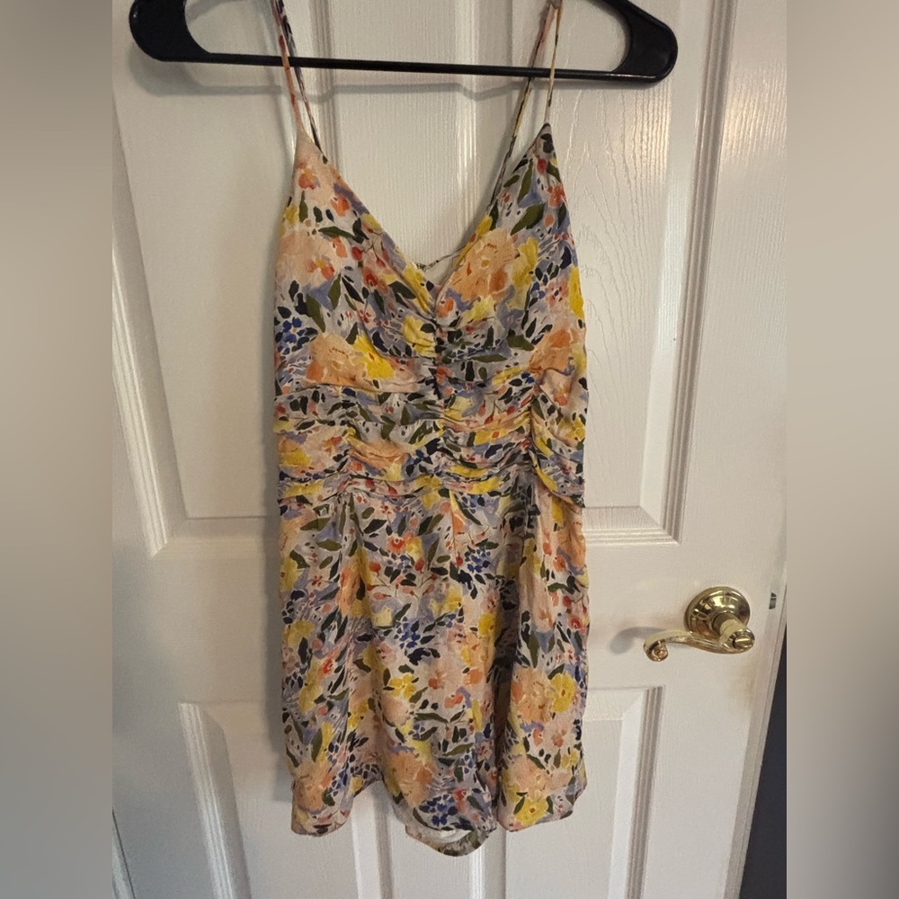 Sage Floral Romper - medium (south moon under)